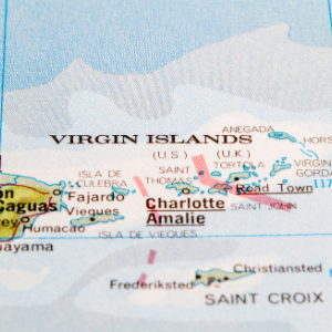 Mapa Virgin Island